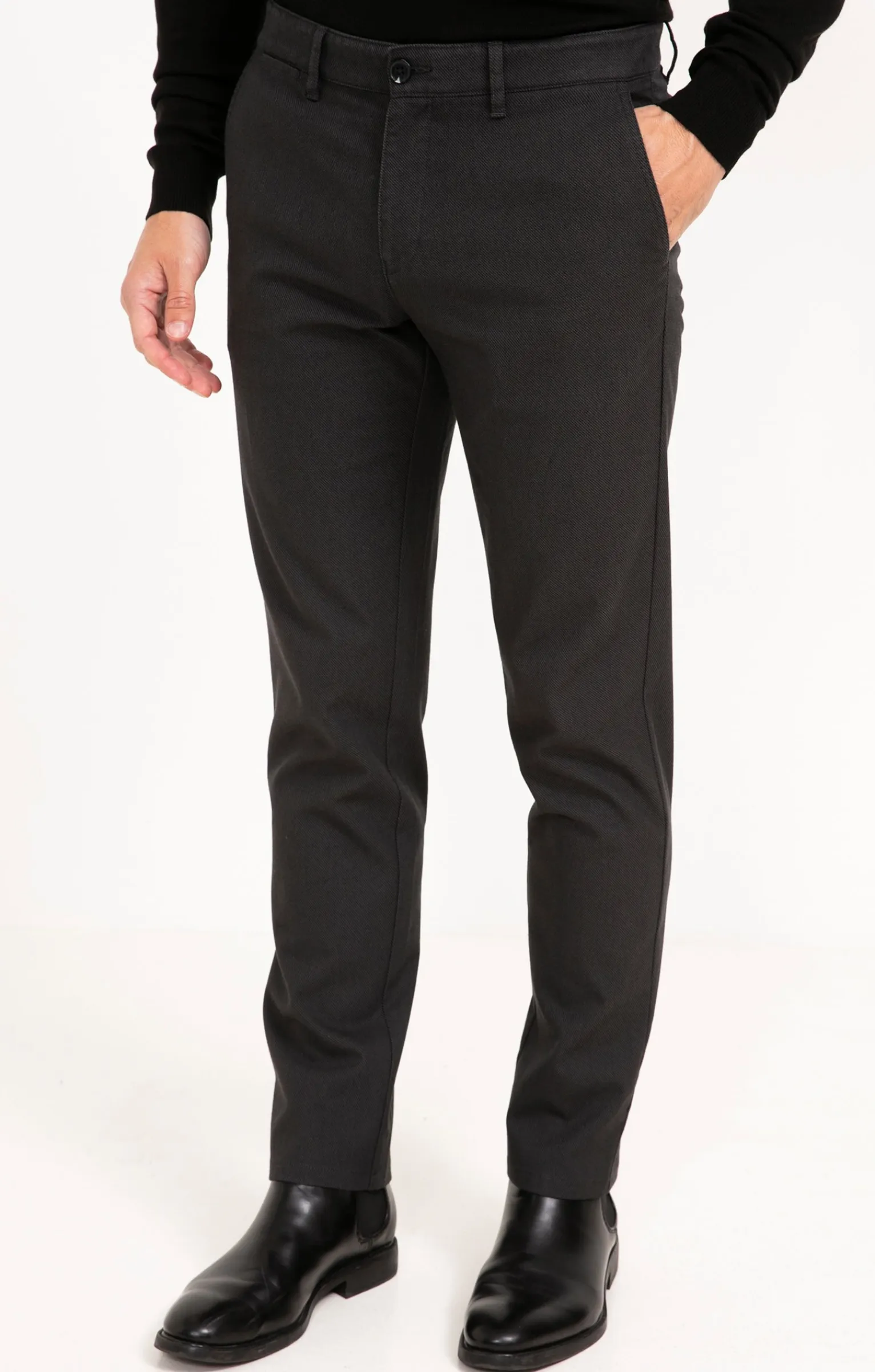 Pantalons<Armand Thiery Pantalon chino Fly - Anthracite