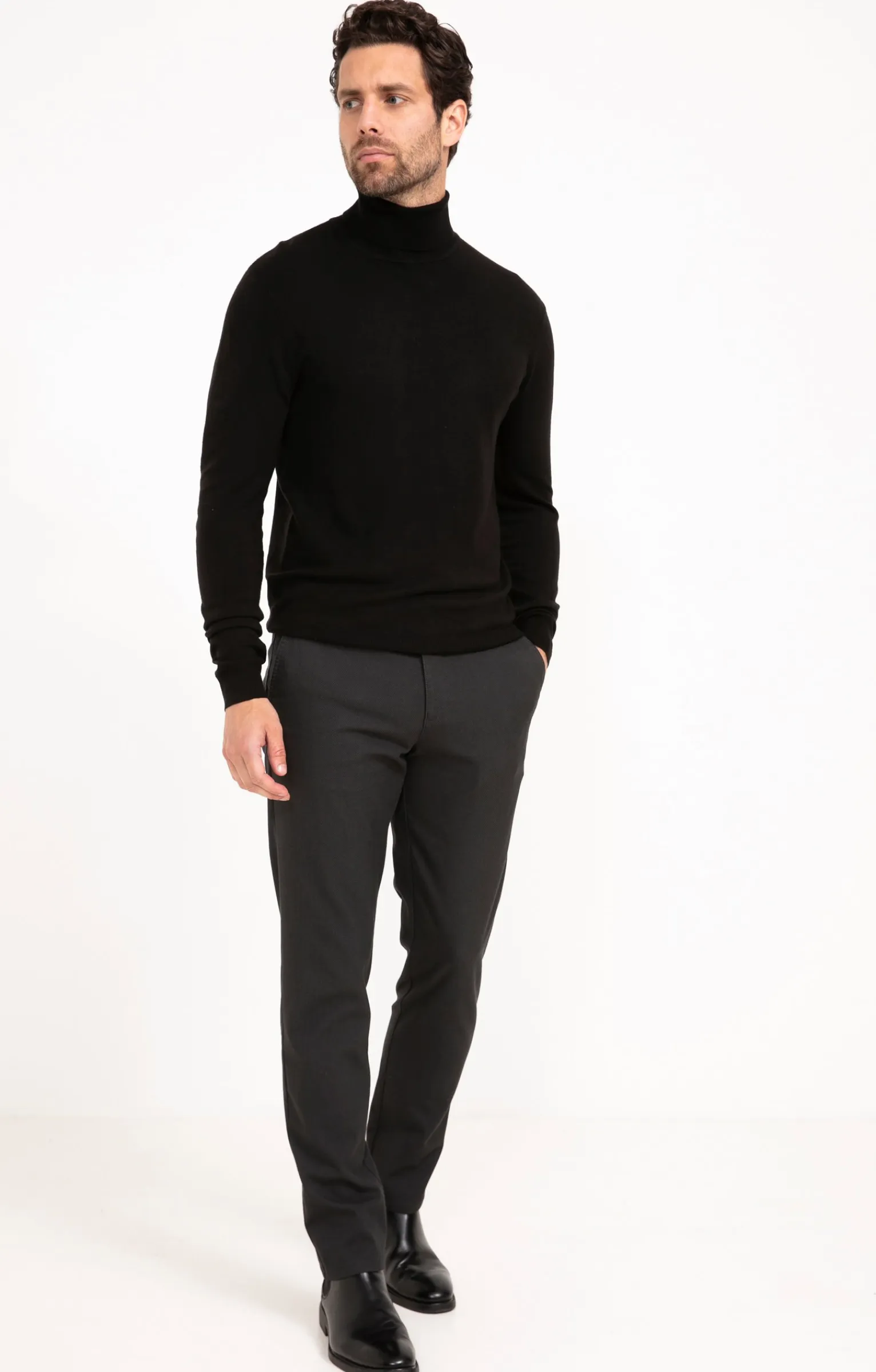 Pantalons<Armand Thiery Pantalon chino Fly - Anthracite