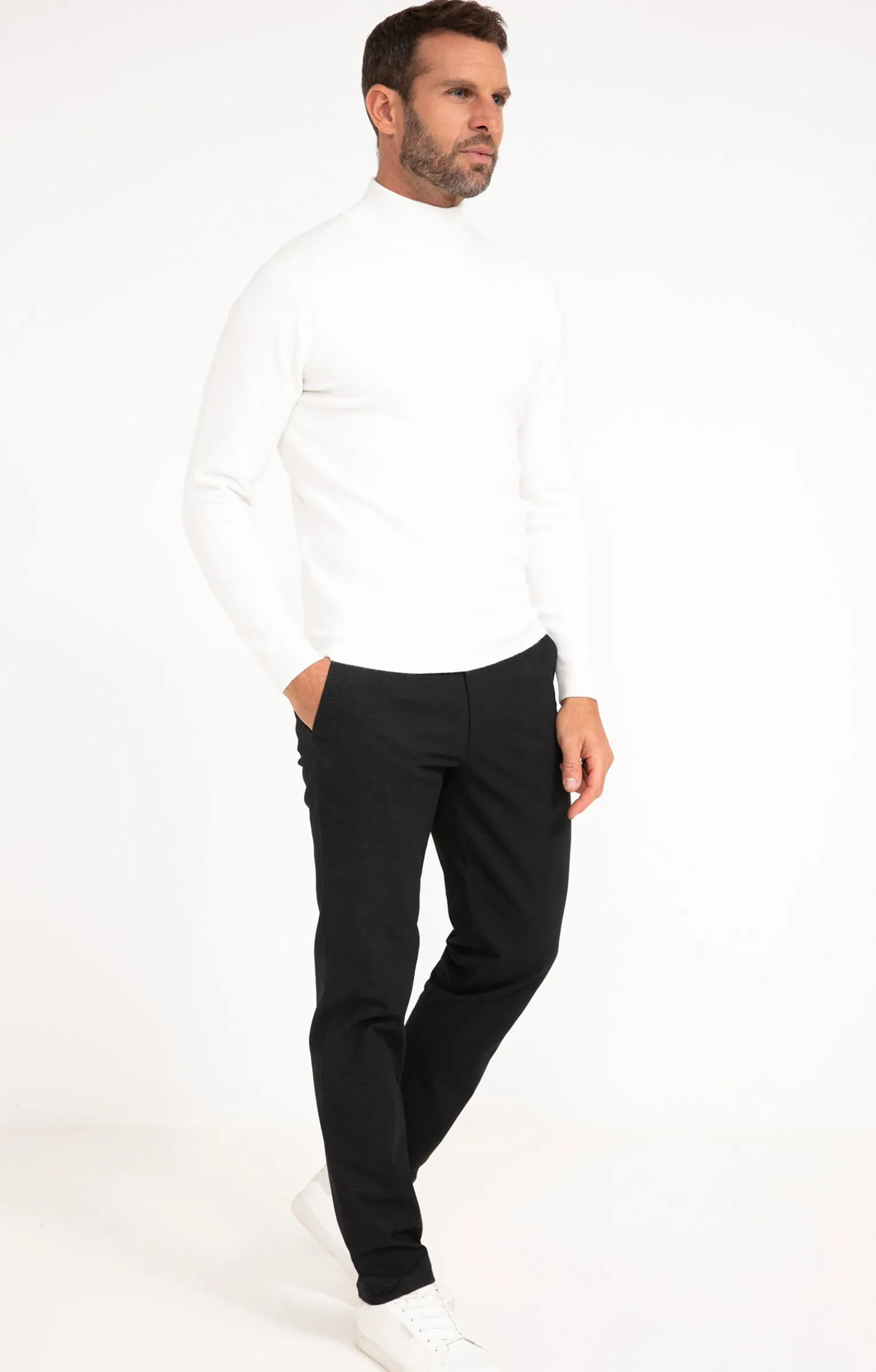 Pantalons<Armand Thiery Pantalon chino Liny - Noir