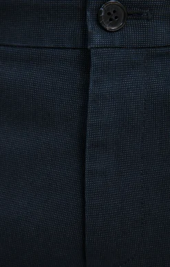 Pantalons<Armand Thiery Pantalon chino Micro - Bleu