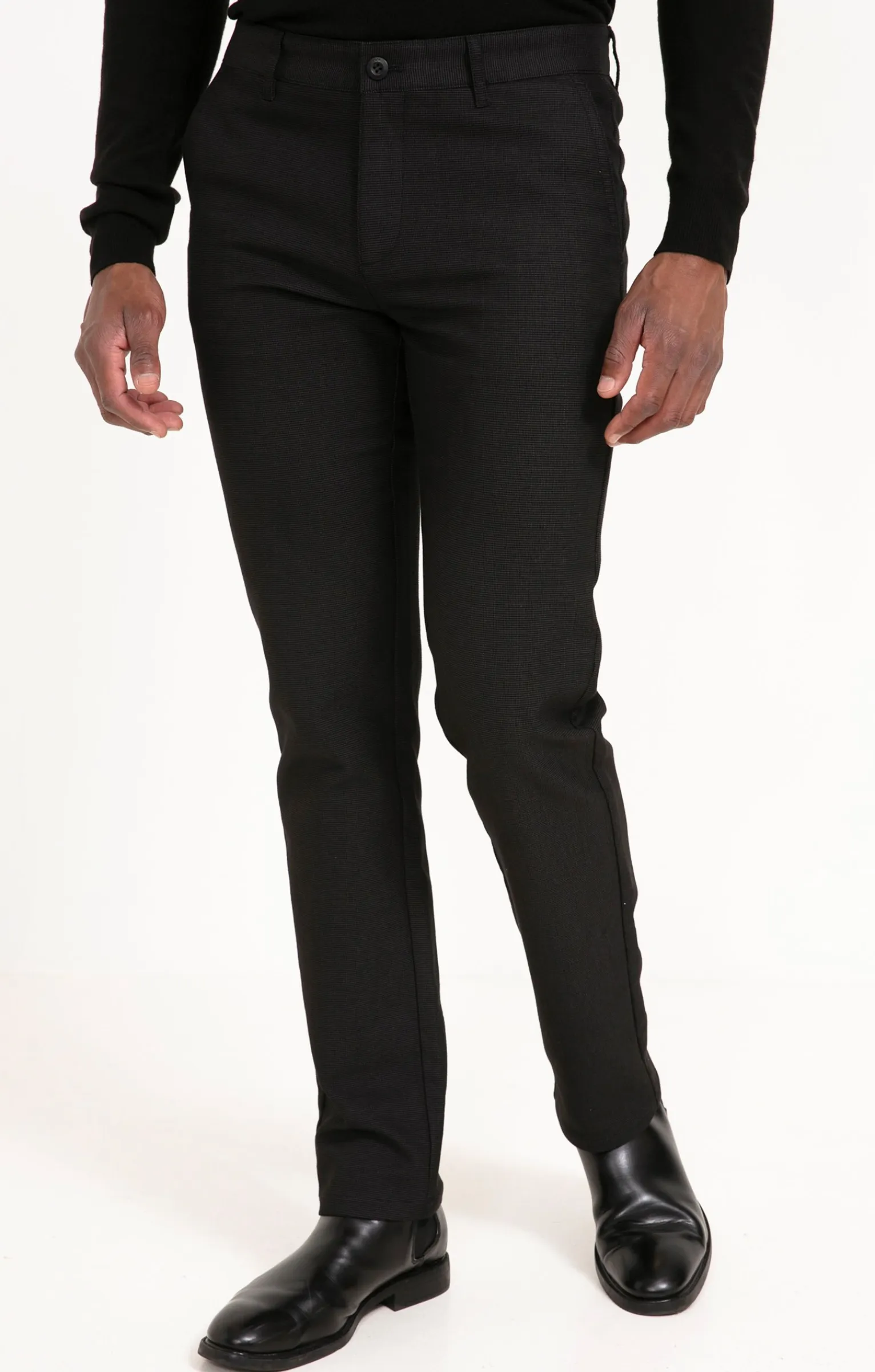 Pantalons<Armand Thiery Pantalon chino Pointy - Noir