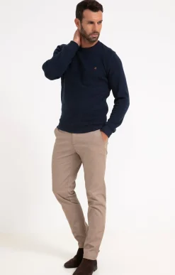 Pantalons<Armand Thiery Pantalon chino Printed - Beige