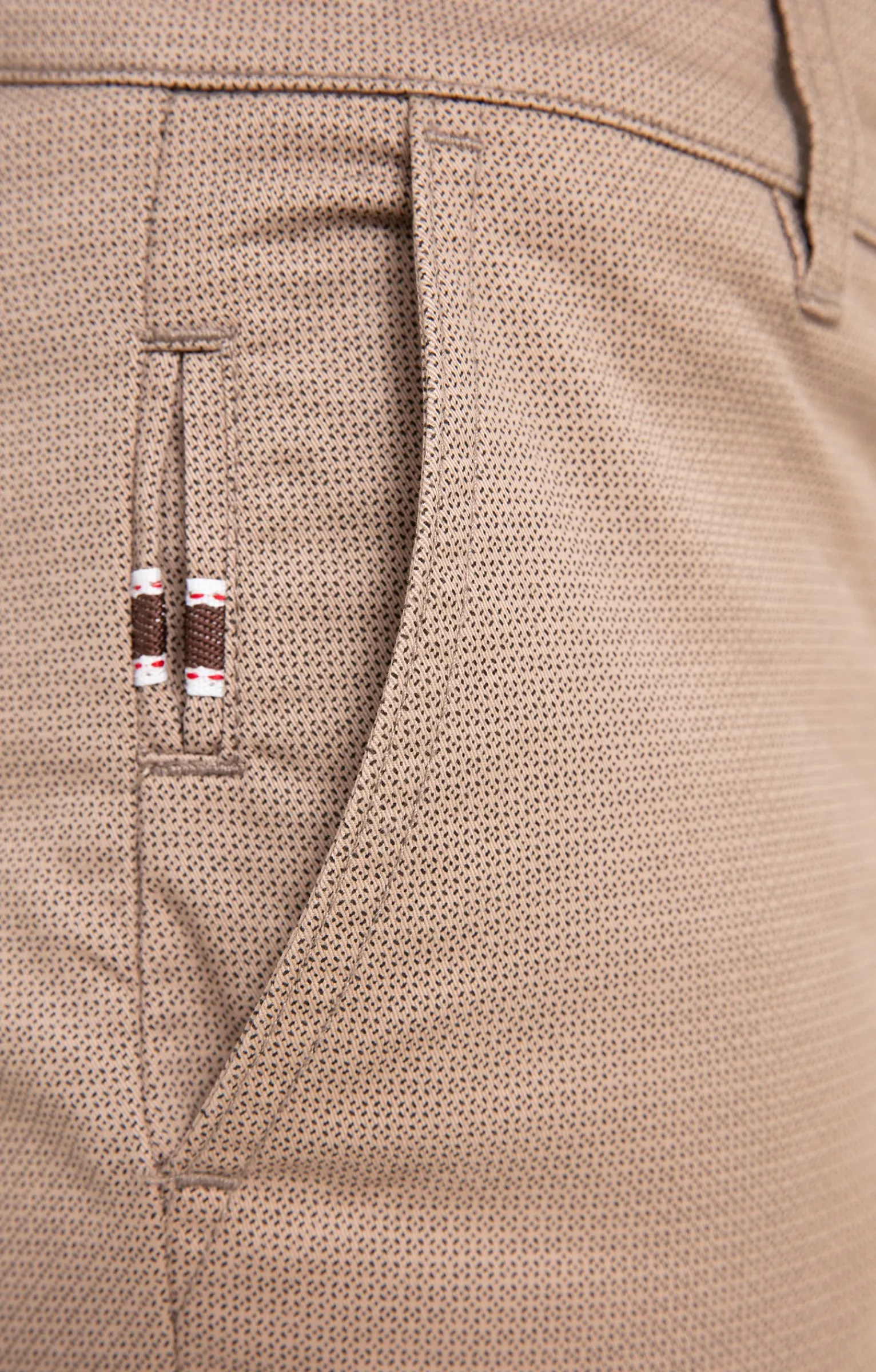 Pantalons<Armand Thiery Pantalon chino Printed - Beige