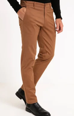 Pantalons<Armand Thiery Pantalon chino Printed - Havane