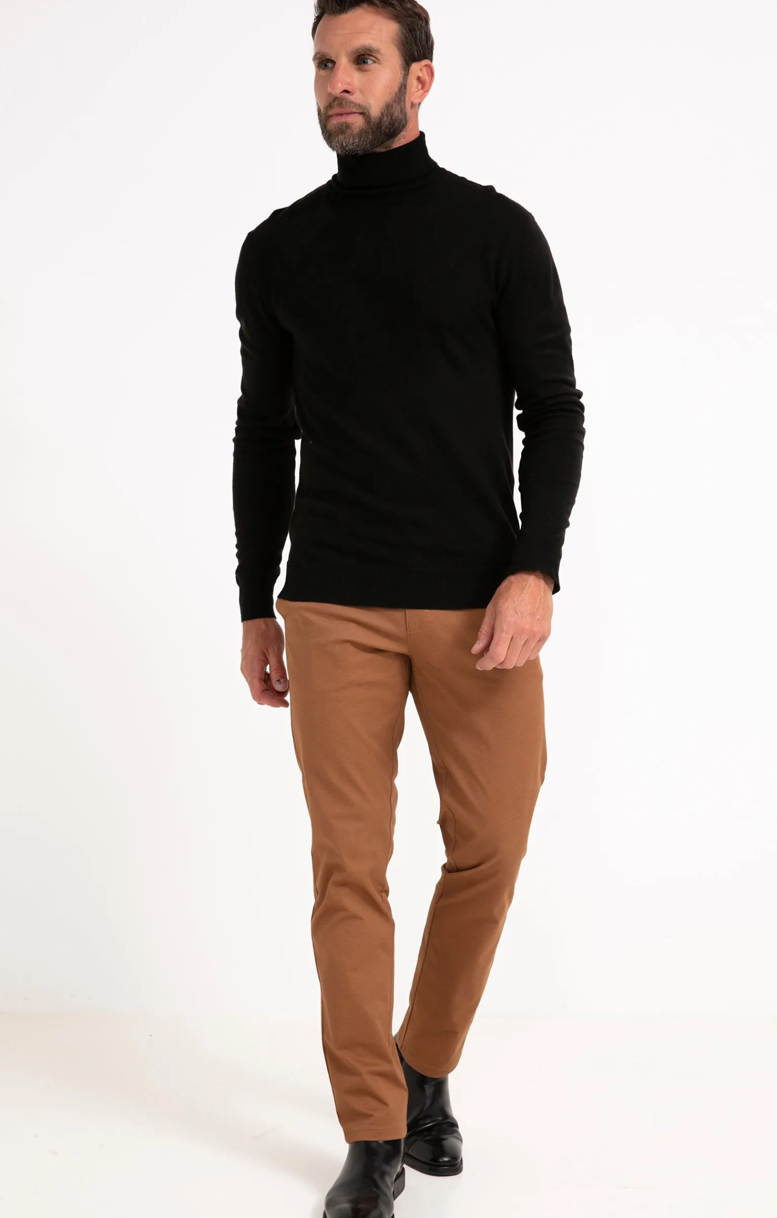 Pantalons<Armand Thiery Pantalon chino Printed - Havane