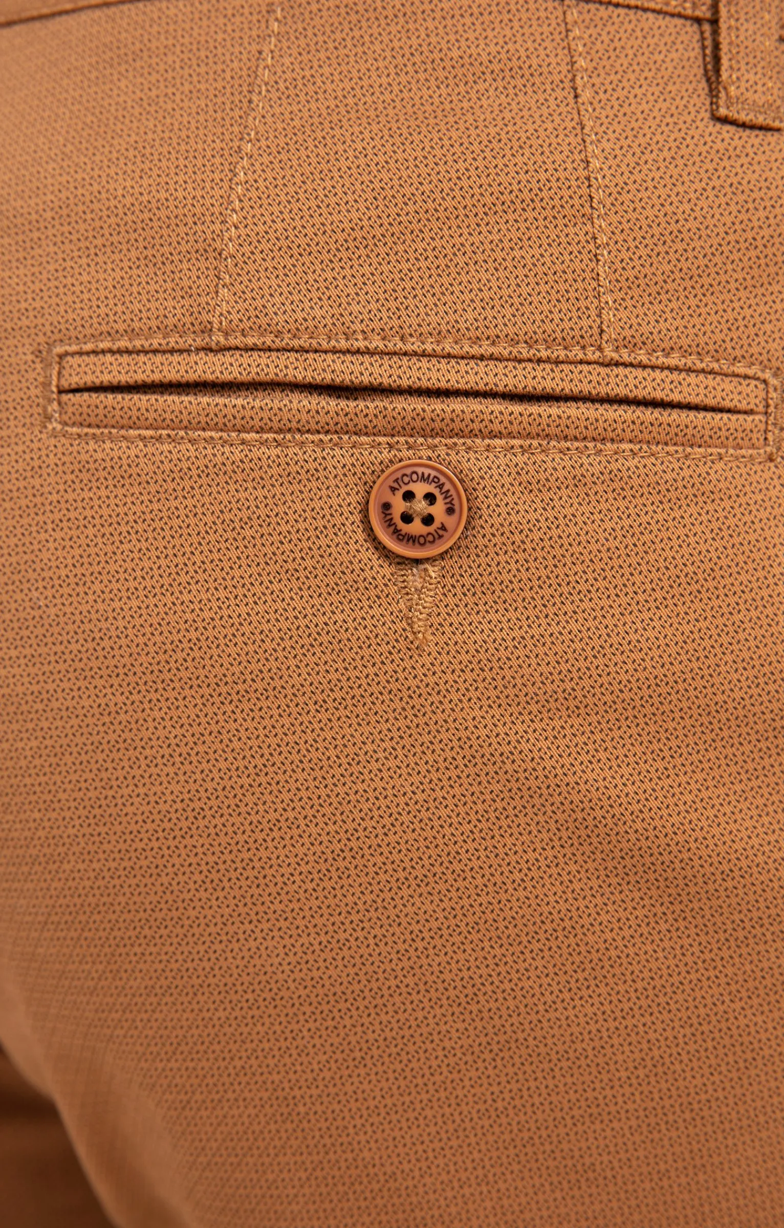 Pantalons<Armand Thiery Pantalon chino Printed - Havane