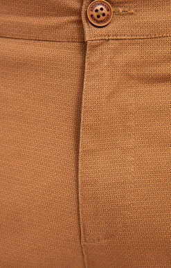 Pantalons<Armand Thiery Pantalon chino Printed - Havane