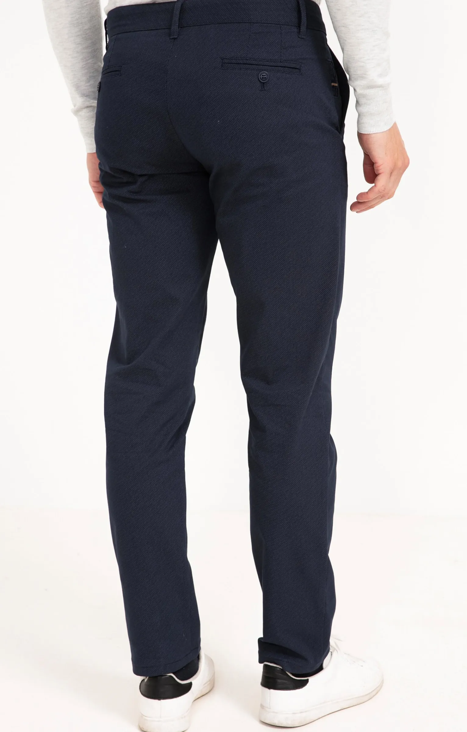 Pantalons<Armand Thiery Pantalon chino Printed - Marine