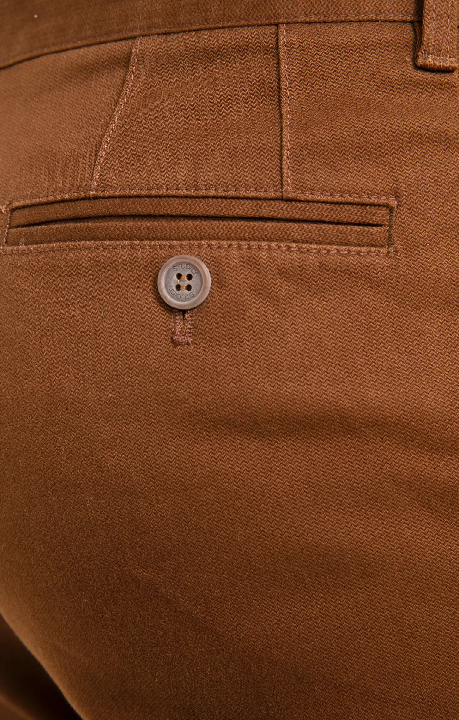 Pantalons<Armand Thiery Pantalon chino Wave - Moka