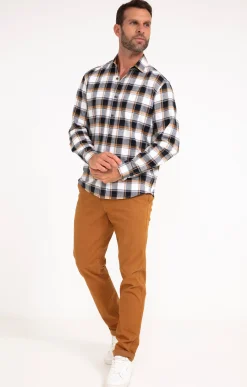 Pantalons<Armand Thiery Pantalon chino Winter - Safran
