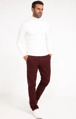 Pantalons<Armand Thiery Pantalon chino Winter - Prune