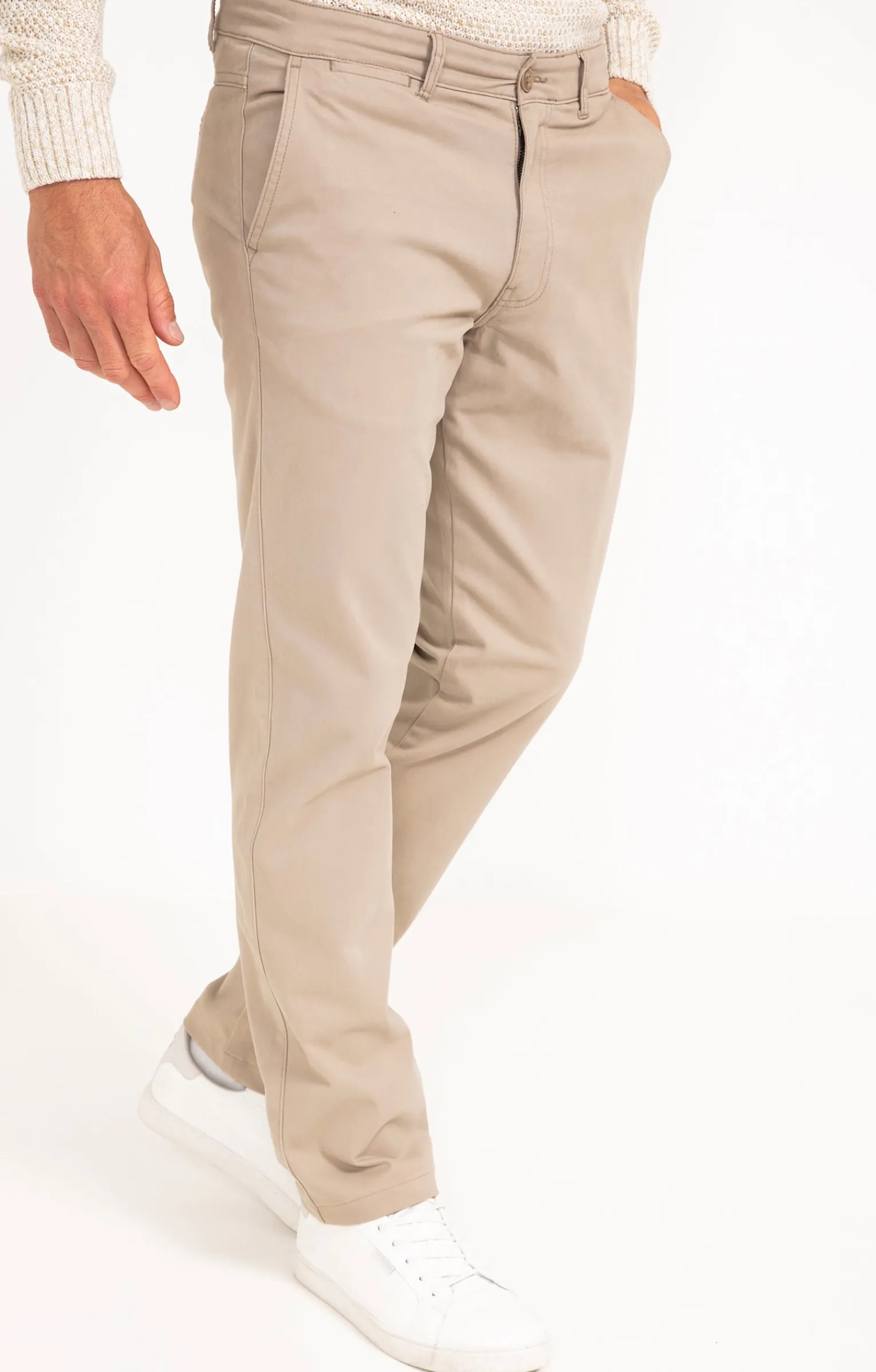 Pantalons<Armand Thiery Pantalon chino Winter - Beige