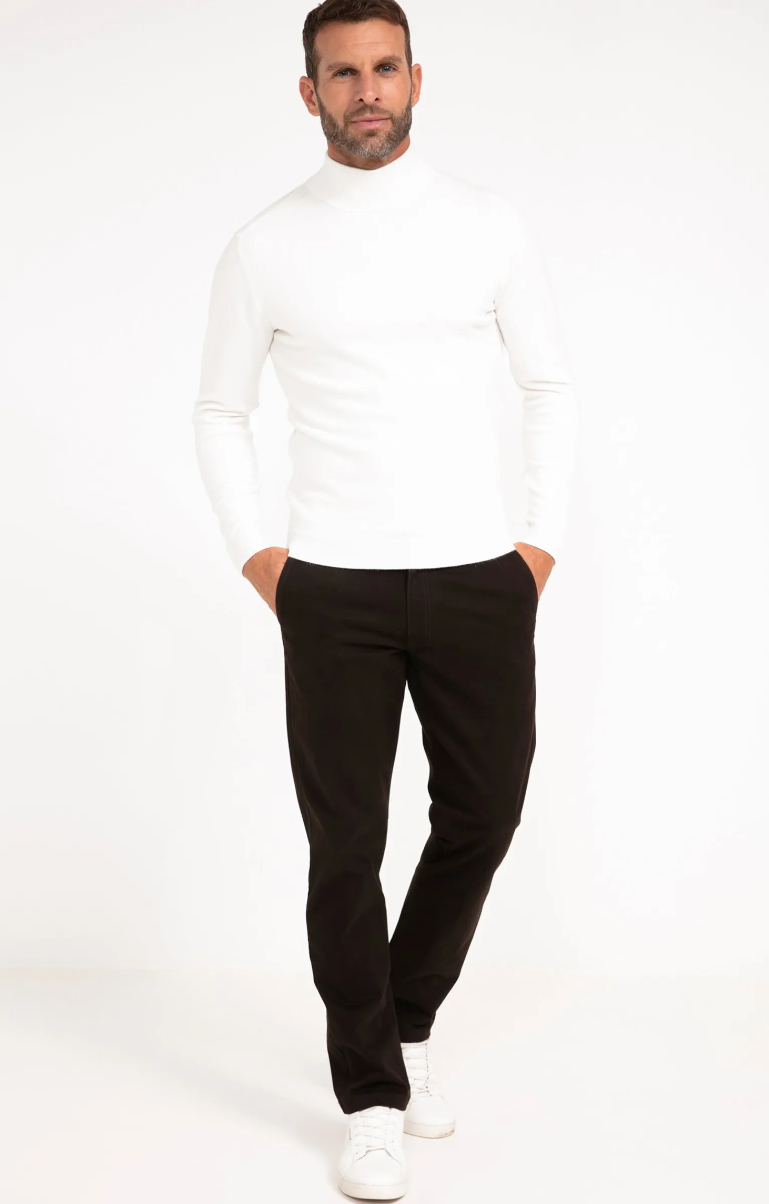 Pantalons<Armand Thiery Pantalon chino Winter - Marron