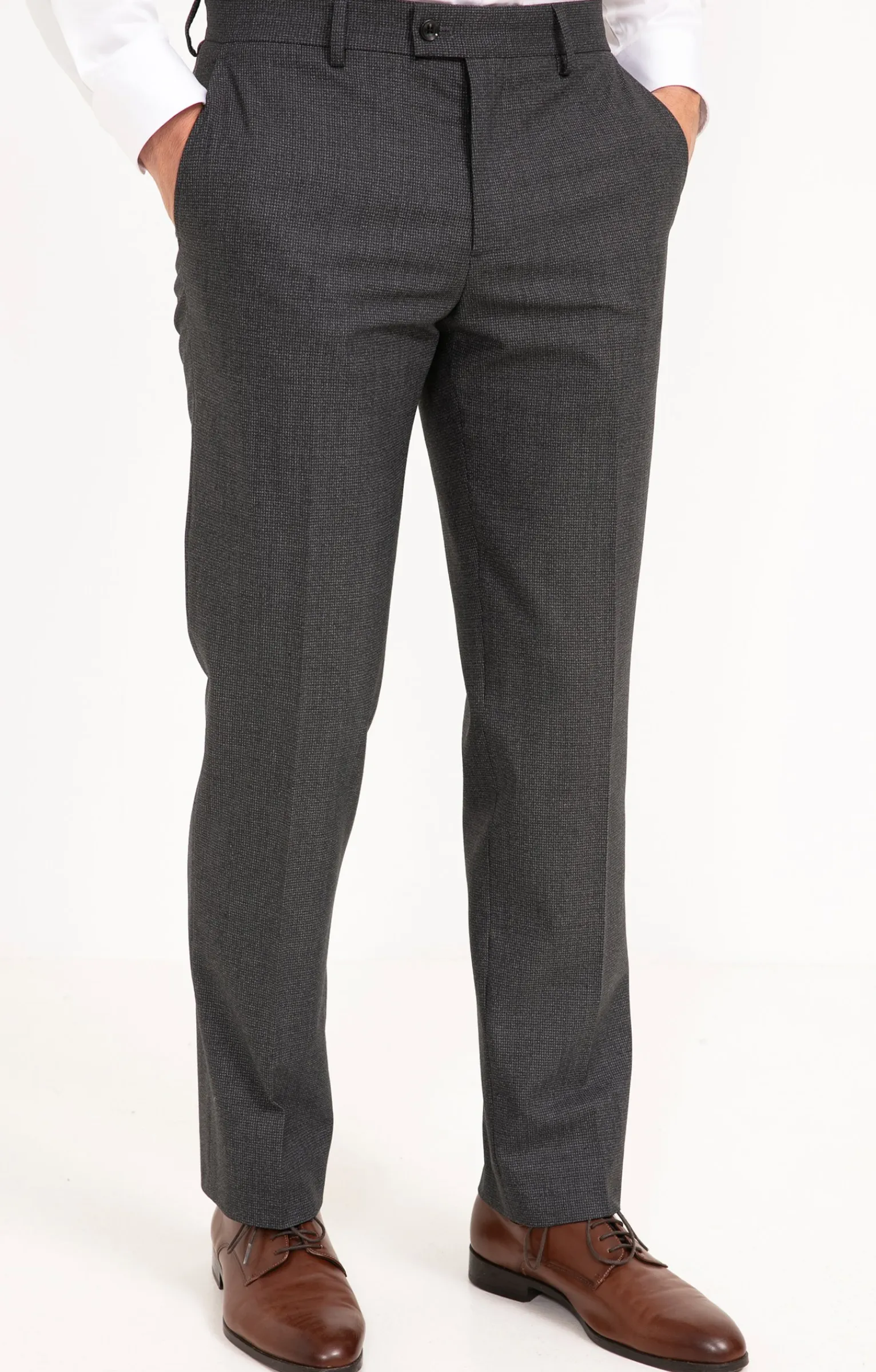 Costumes<Armand Thiery Pantalon de costume Nuvola - Grismoyen