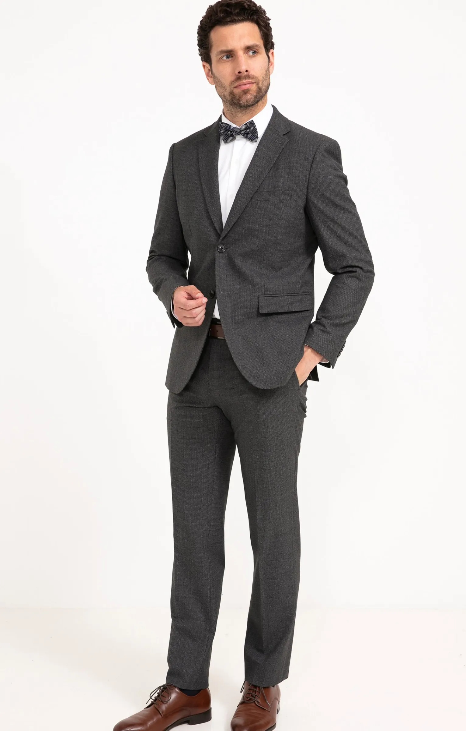 Costumes<Armand Thiery Pantalon de costume Nuvola - Grismoyen