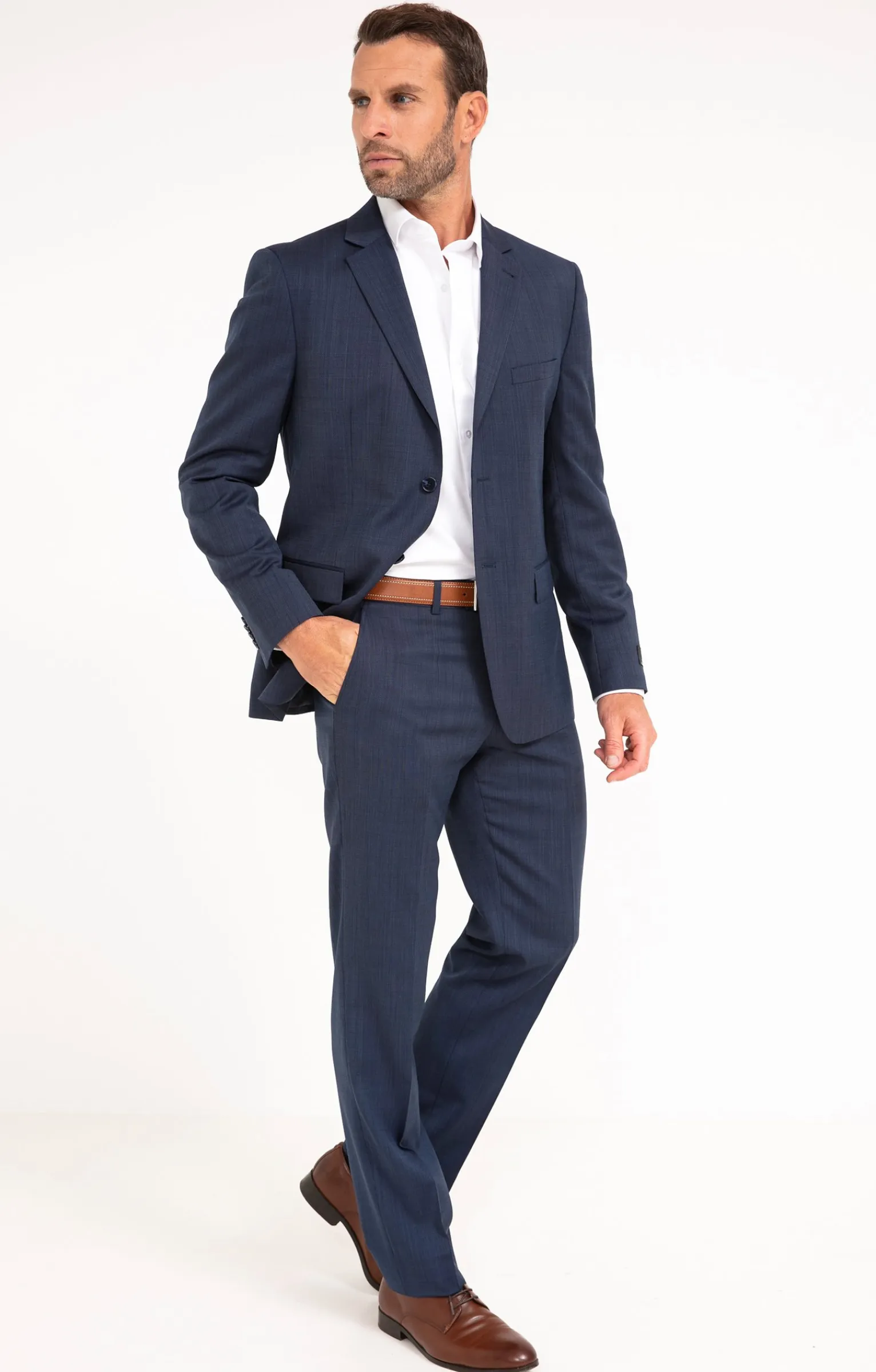 Costumes<Armand Thiery Pantalon de costume Topazio - Bleu