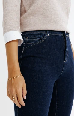 Pantalons<Armand Thiery Pantalon denim brut bi-stretch - Bleu