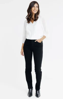 Pantalons<Armand Thiery Pantalon denim bi-stretch - Noir