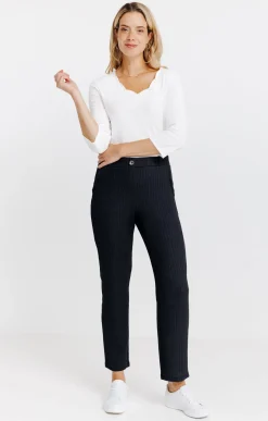 Pantalons<Armand Thiery pantalon droit plissé - Noir