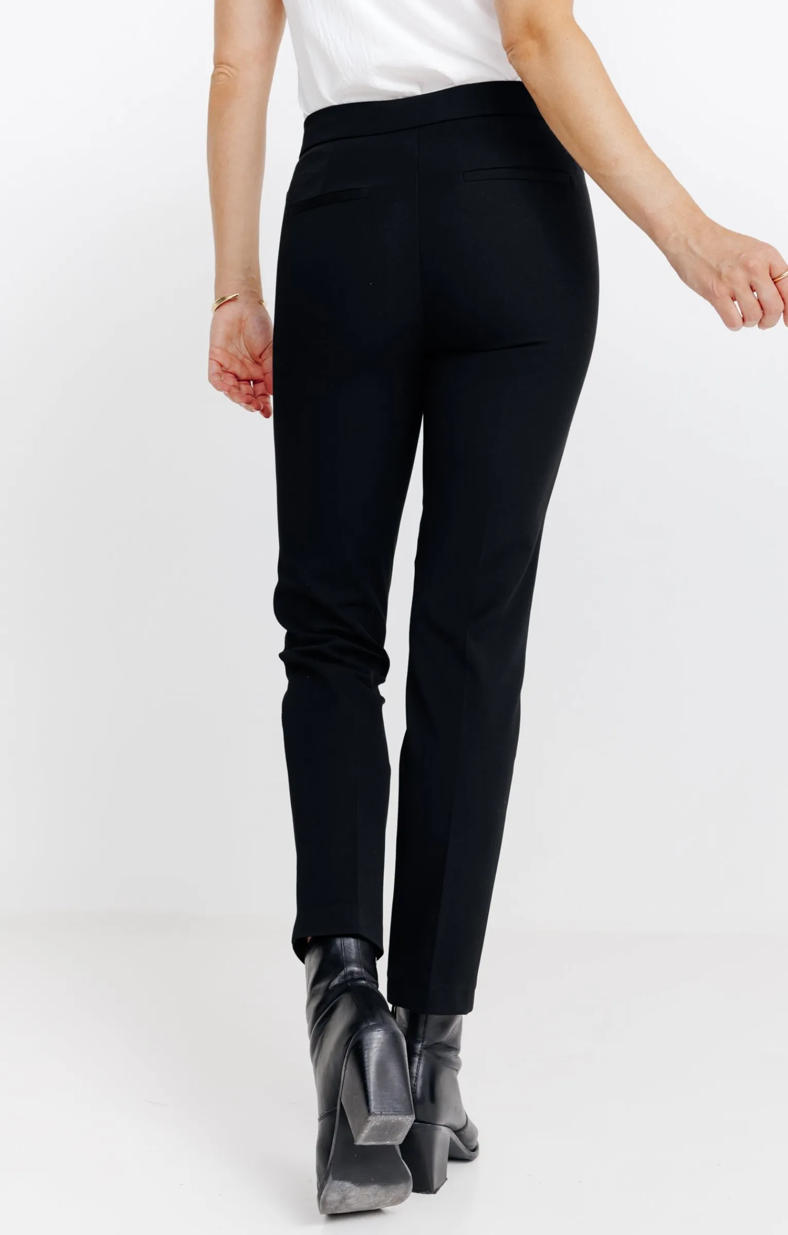 Pantalons<Armand Thiery PANTALON EN LORENZO CEINTURE TREGGING - Noir