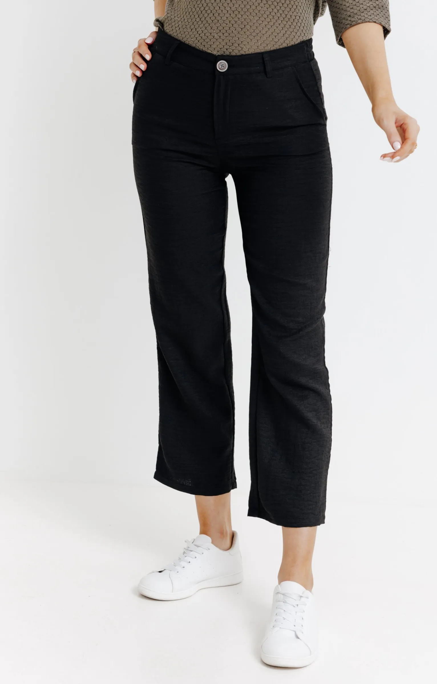 Pantalons<Armand Thiery Pantalon fluide - Noir