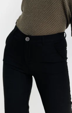 Pantalons<Armand Thiery Pantalon fluide - Noir