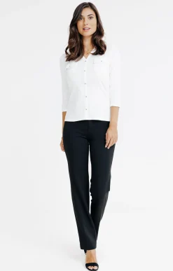 Pantalons<Armand Thiery Pantalon montage lorenzo détails strass - Noir
