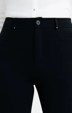 Pantalons<Armand Thiery Pantalon montage lorenzo détails strass - Noir