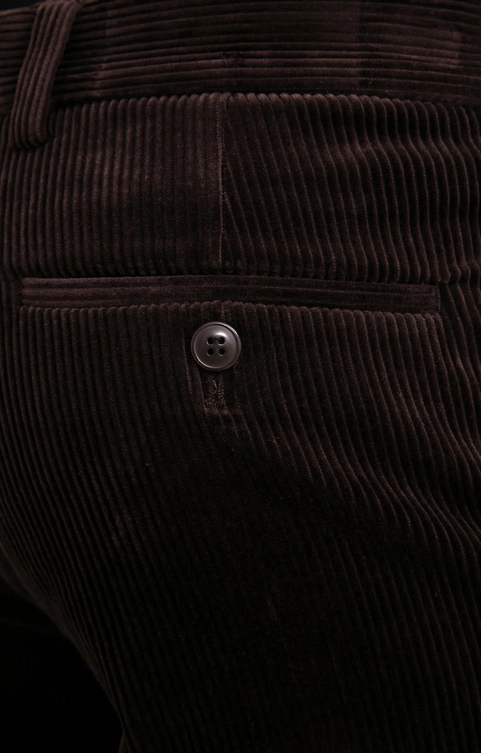 Pantalons<Armand Thiery Pantalon velours extensible - Marron
