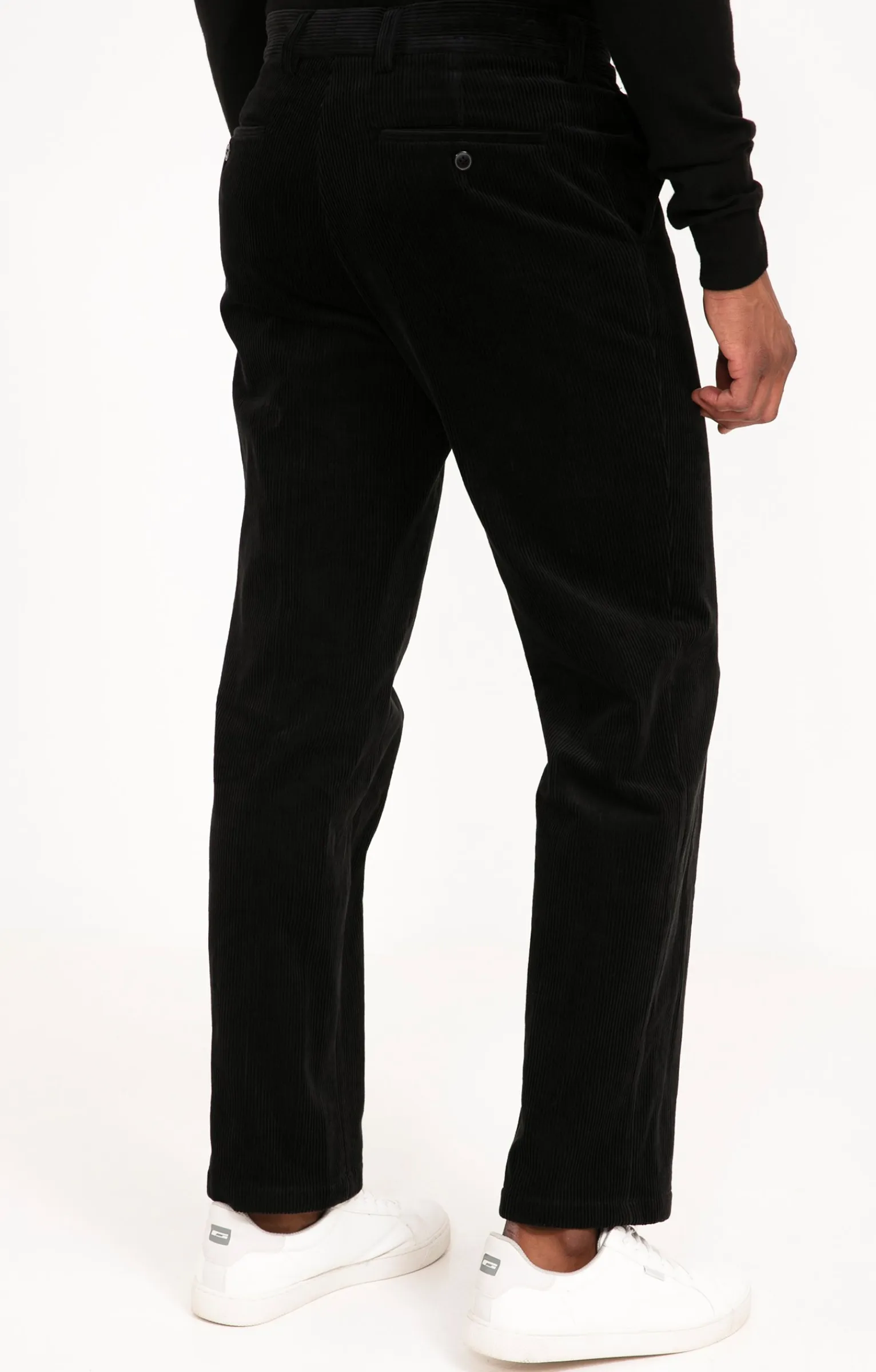 Pantalons<Armand Thiery Pantalon velours extensible - Noir