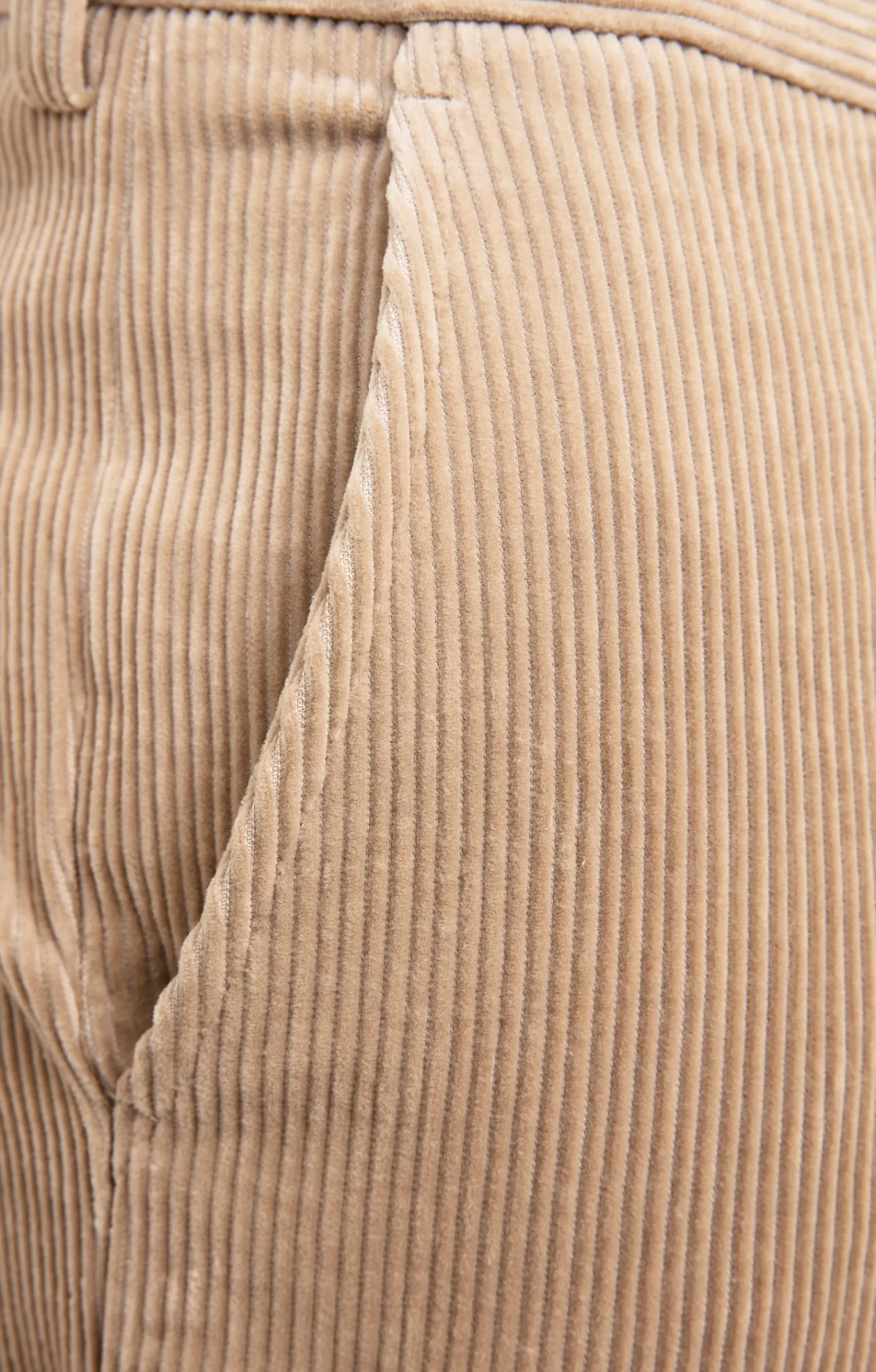 Pantalons<Armand Thiery Pantalon velours extensible - Beige