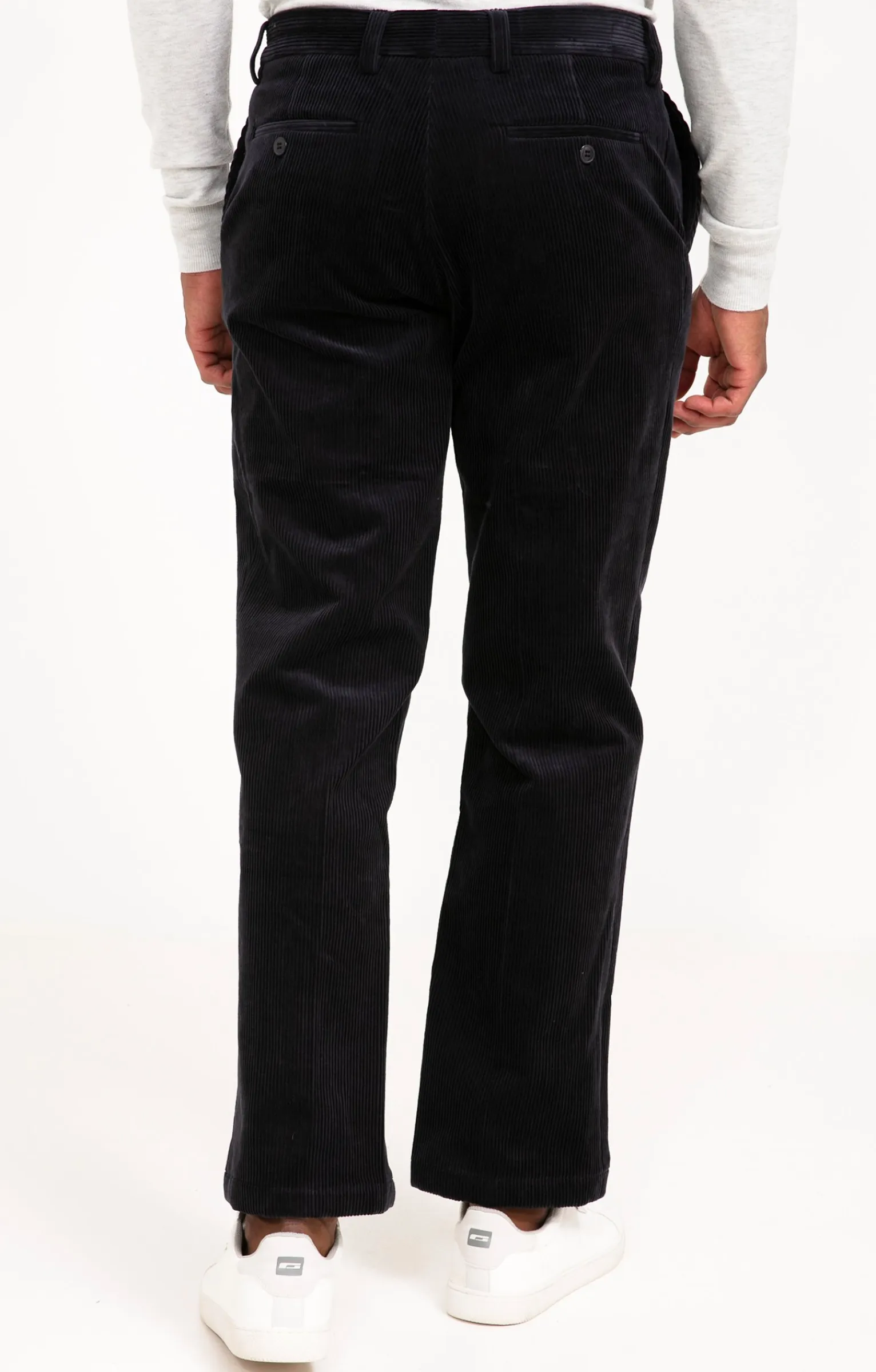 Pantalons<Armand Thiery Pantalon velours extensible - Marine