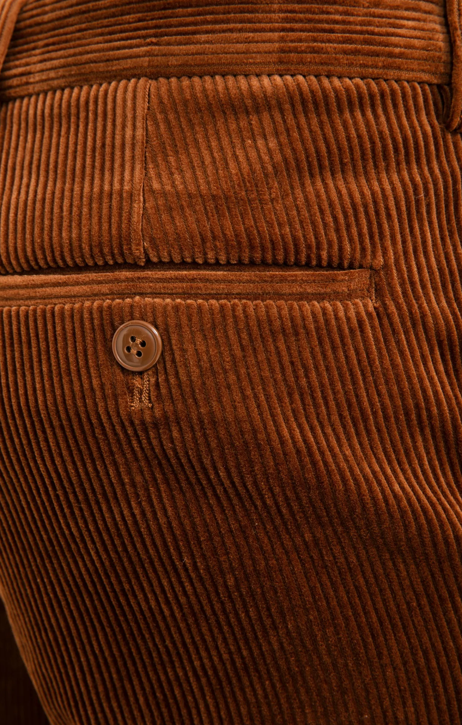 Pantalons<Armand Thiery Pantalon velours extensible - Moka