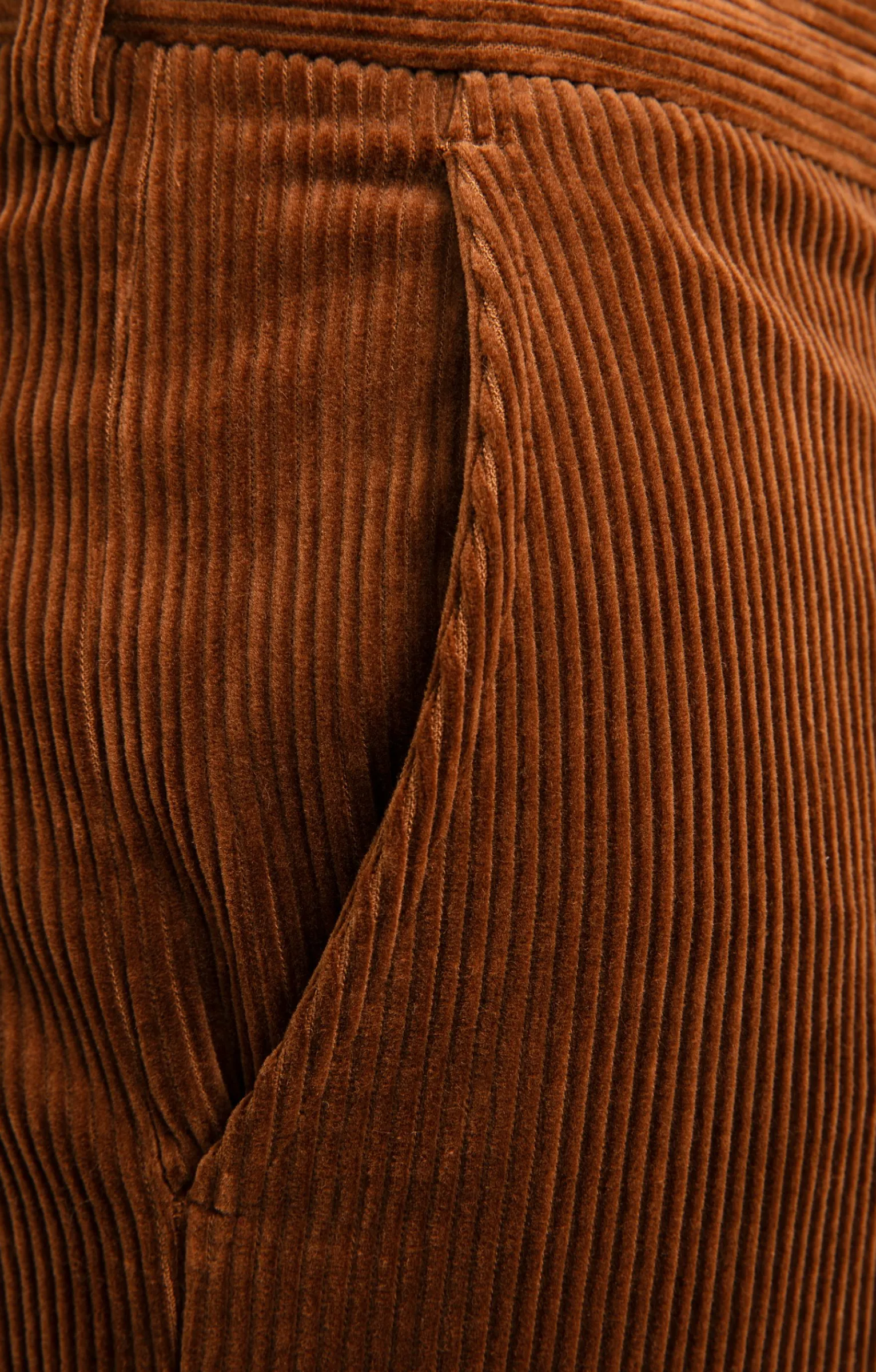 Pantalons<Armand Thiery Pantalon velours extensible - Moka