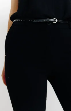 Pantalons<Armand Thiery pantalon ville avec ceinture - Noir