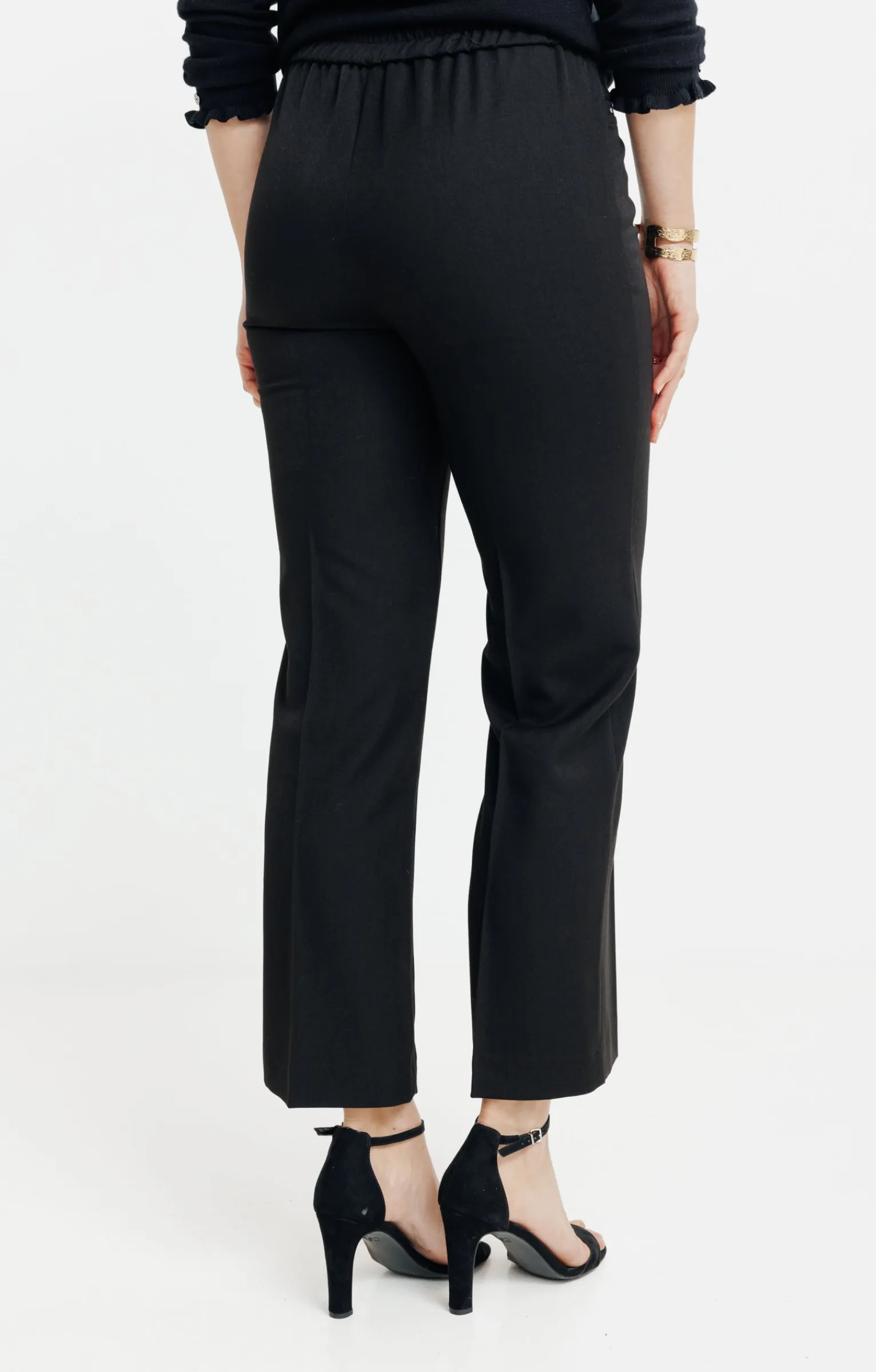 Pantalons<Armand Thiery Pantalon ville large détail clous - Noir