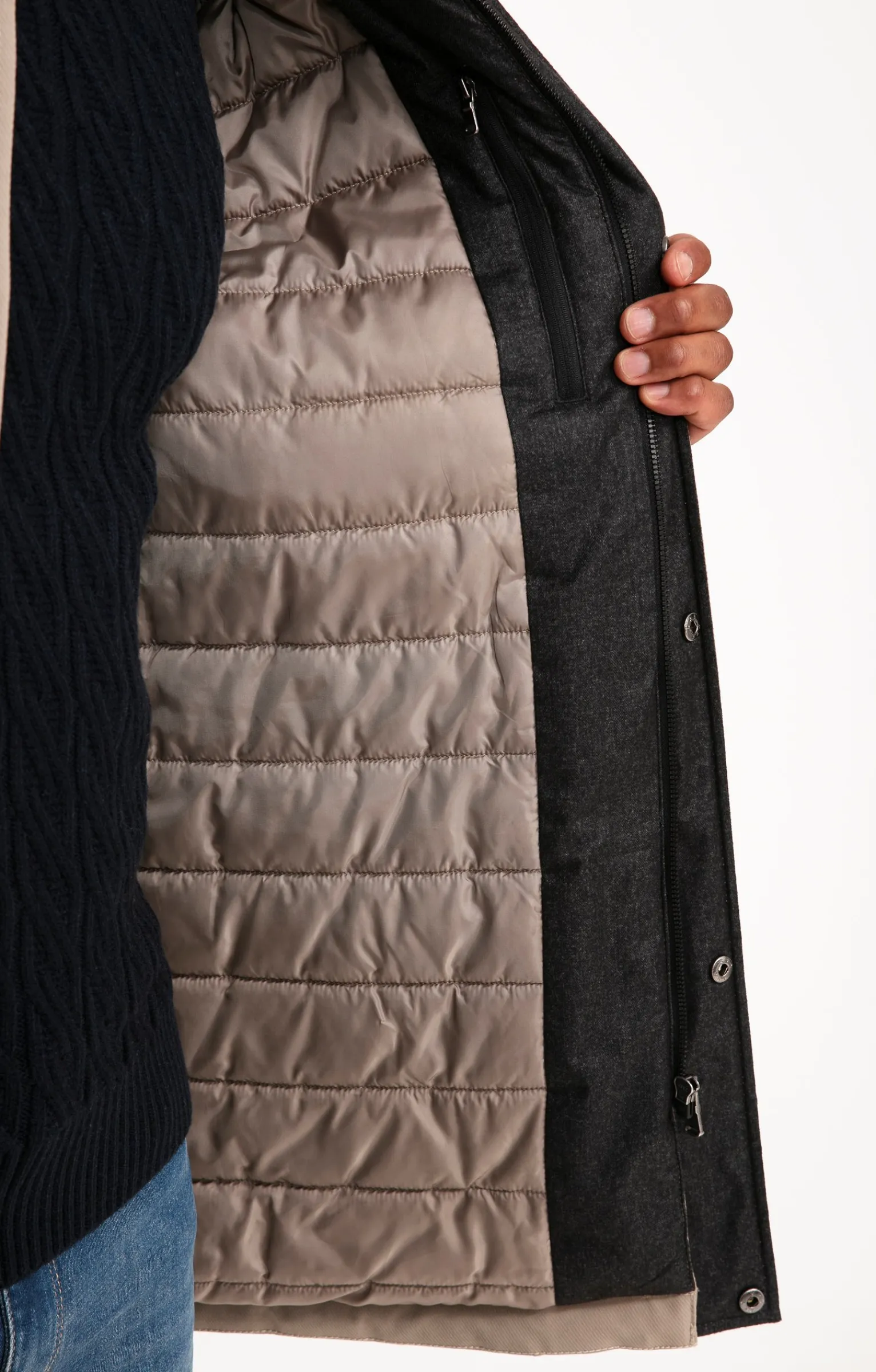 Parkas & Blousons<Armand Thiery Parka ARTY - Écru