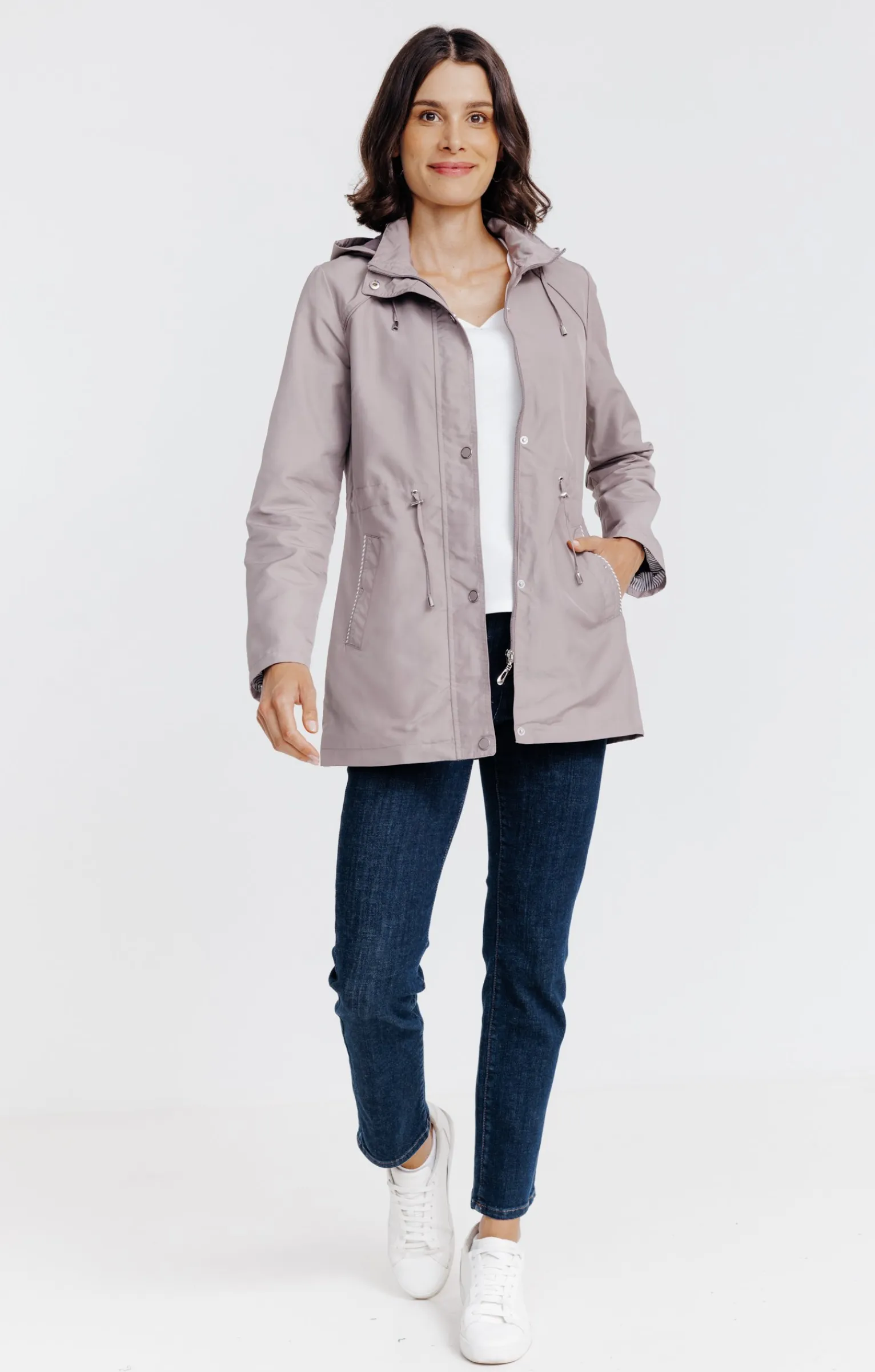 Impers & Parkas<Armand Thiery Parka avec capuche amovible - Taupe