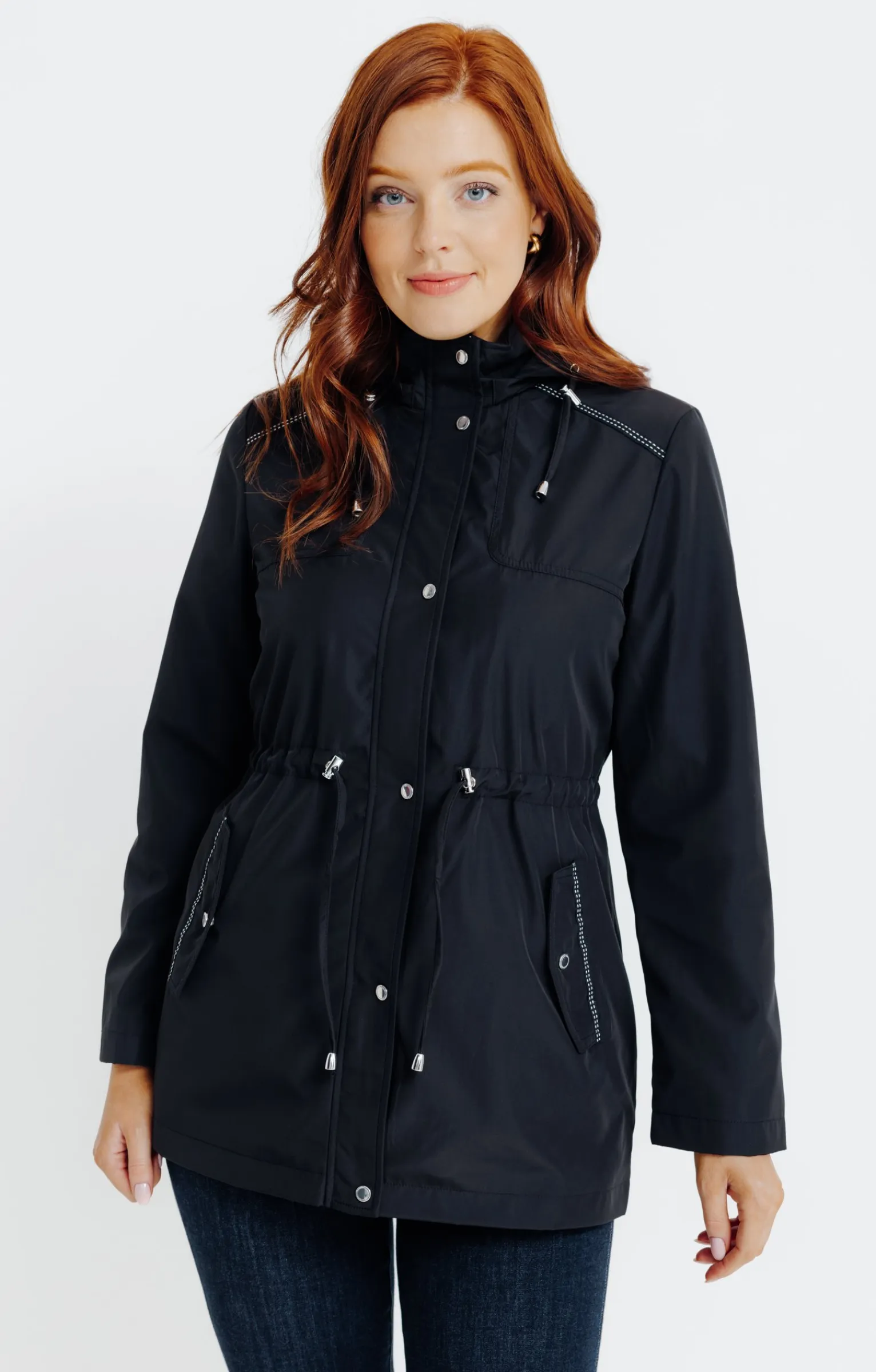 Impers & Parkas<Armand Thiery Parka col montant avec capuche amovible - Noir
