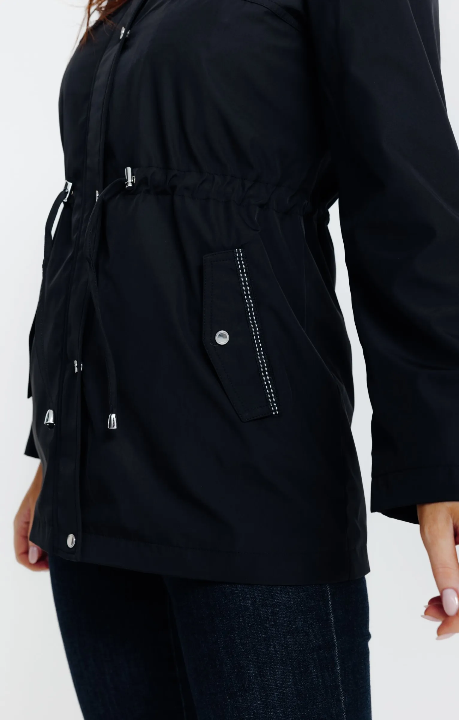 Impers & Parkas<Armand Thiery Parka col montant avec capuche amovible - Noir