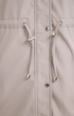 Impers & Parkas<Armand Thiery Parka col montant avec capuche amovible - Grège