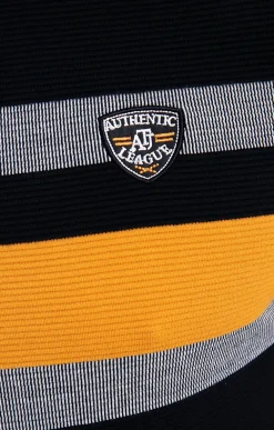 Polos & Tee-shirts<Armand Thiery Polo col montant manches longues Bandit - Jaune