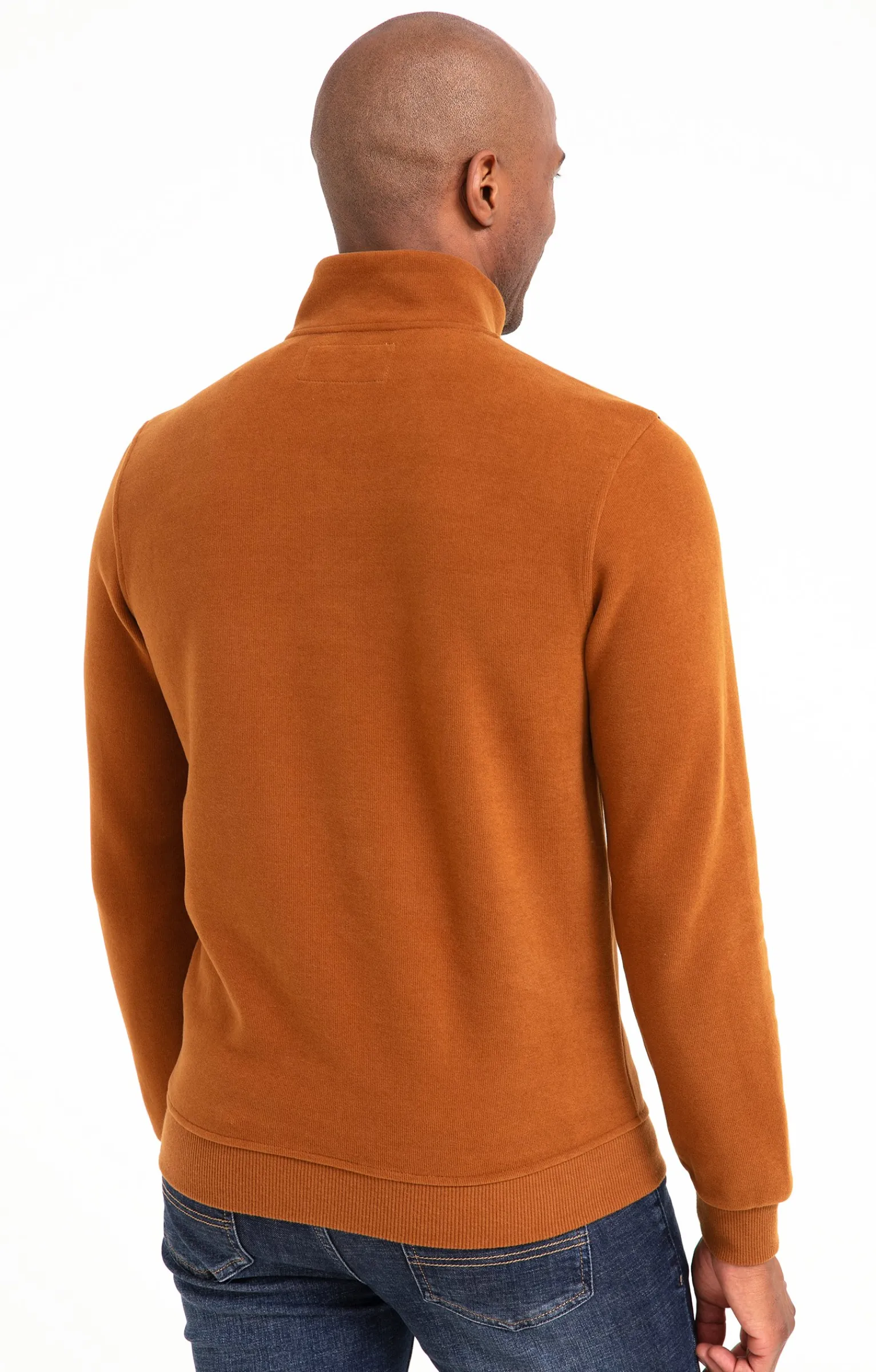 Polos & Tee-shirts<Armand Thiery Polo col montant manches longues Dolce - Camel