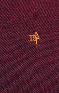 Polos & Tee-shirts<Armand Thiery Polo col montant manches longues - Bordeaux