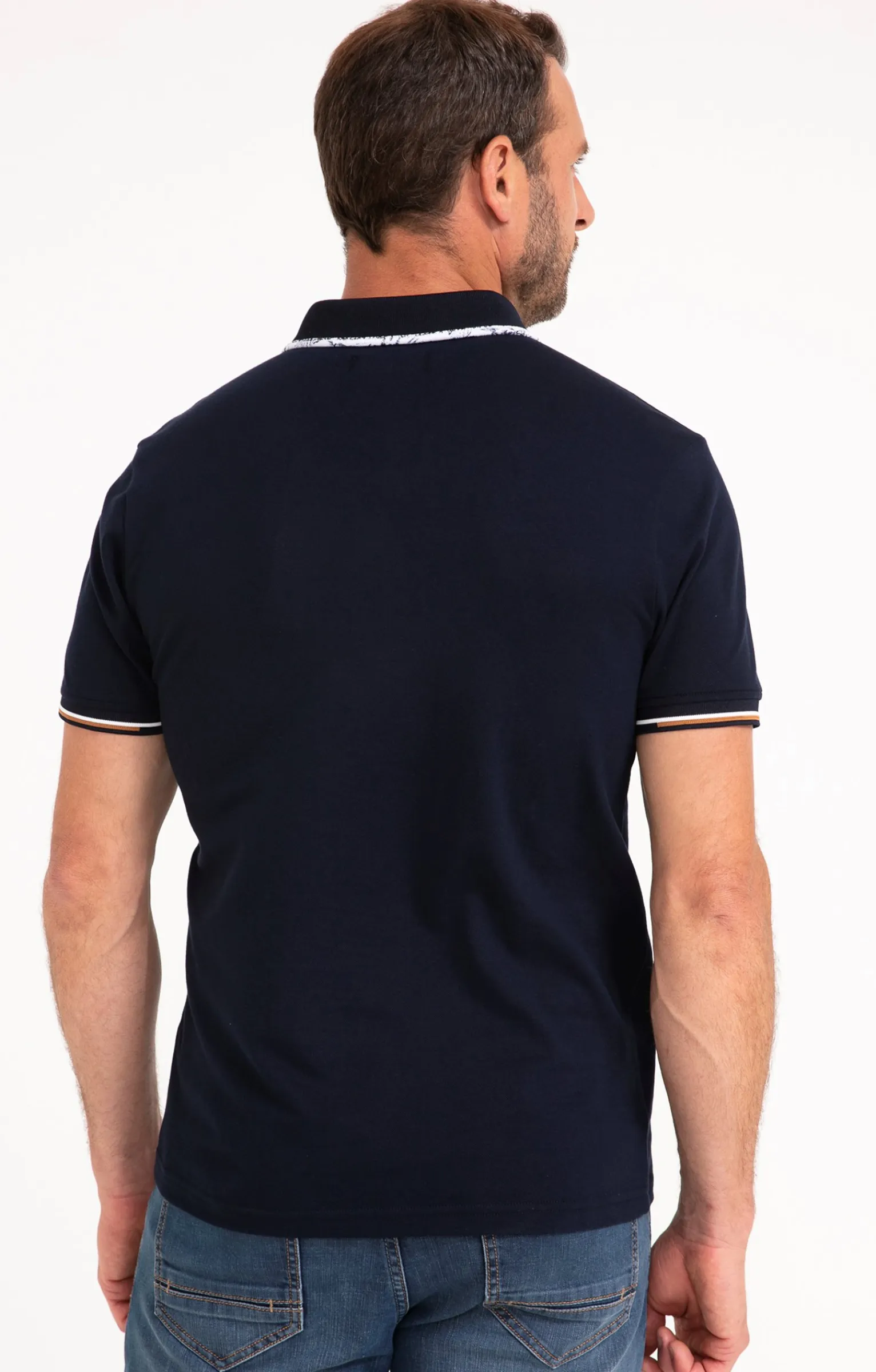 Polos & Tee-shirts<Armand Thiery Polo manches courtes Badgy - Marine