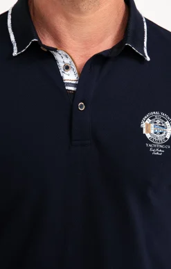Polos & Tee-shirts<Armand Thiery Polo manches courtes Badgy - Marine