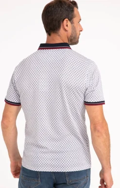 Polos & Tee-shirts<Armand Thiery Polo manches courtes Barca - Blanc