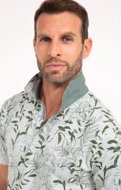 Polos & Tee-shirts<Armand Thiery Polo manches courtes Flory - Vertnil