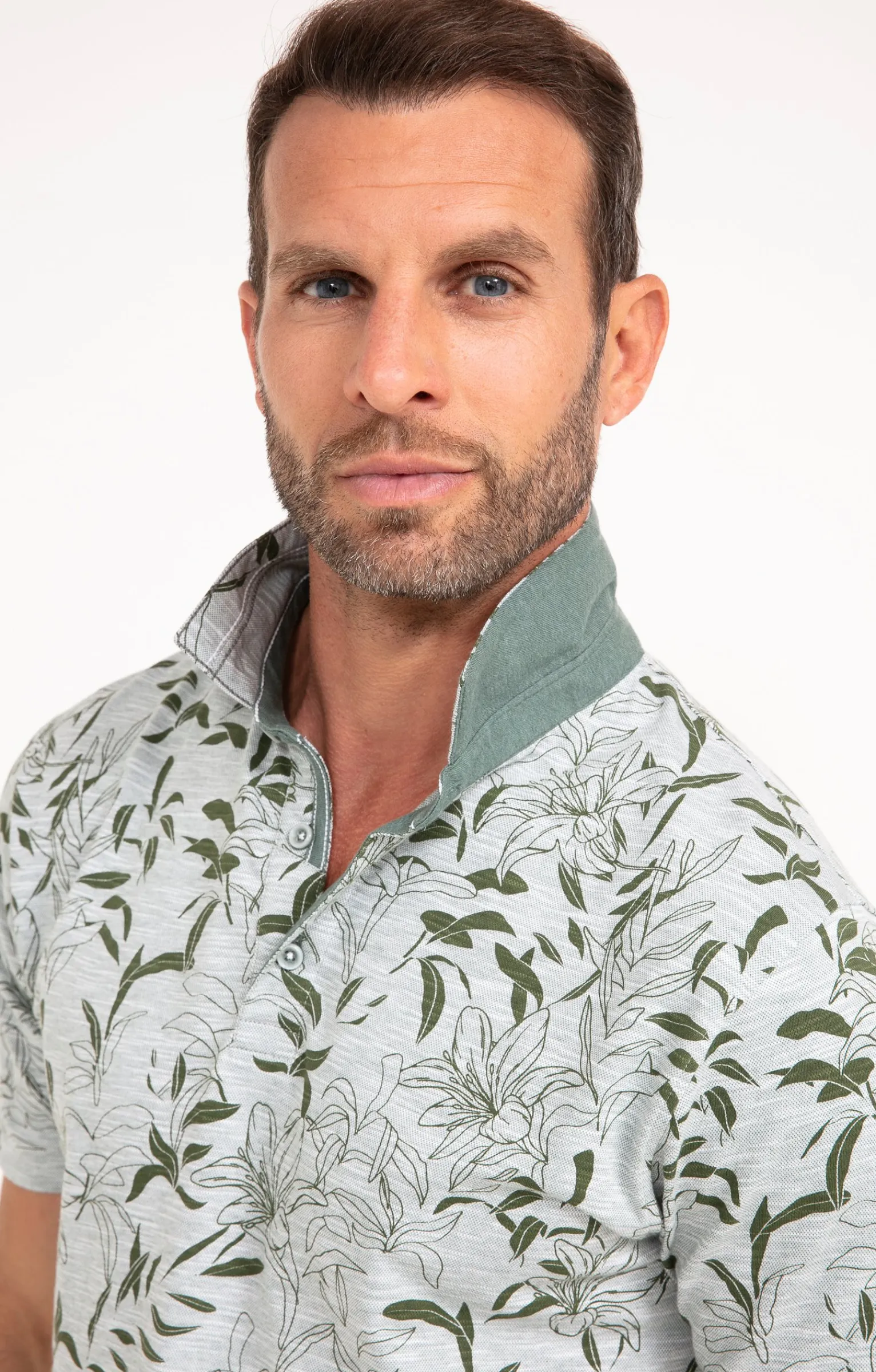 Polos & Tee-shirts<Armand Thiery Polo manches courtes Flory - Vertnil