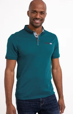 Polos & Tee-shirts<Armand Thiery Polo manches courtes Léger - Pétrole